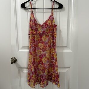 PJ Salvage Pink and Yellow Floral Chemise